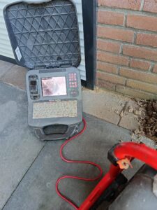 Riool-camera beeld
